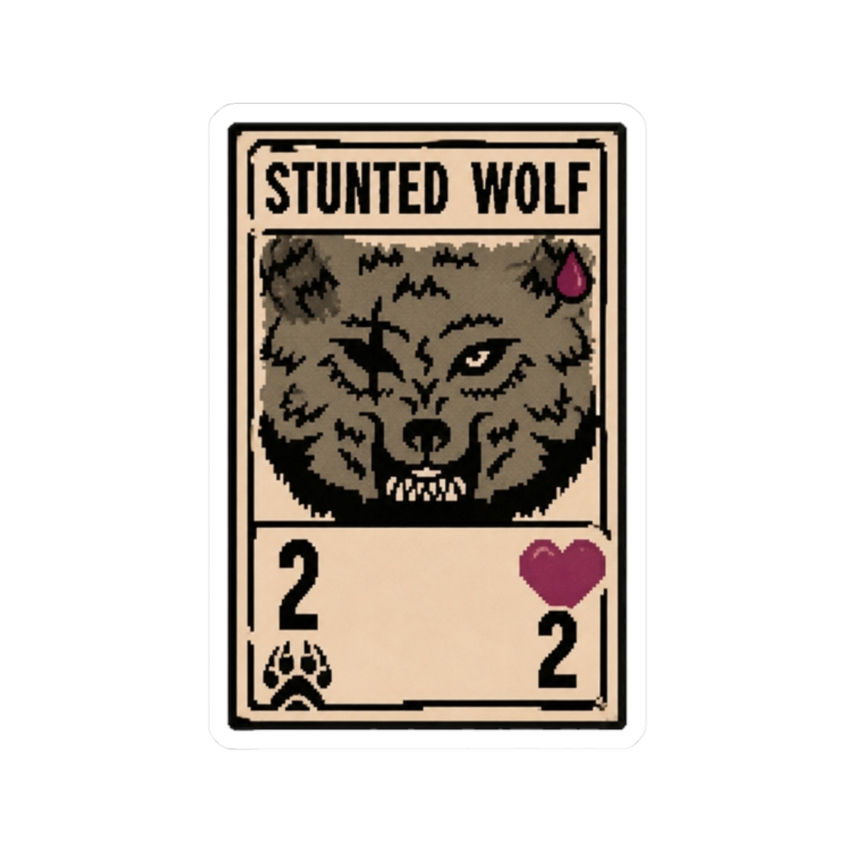 Stunted Wolf Inscryption - alternate angle 3, merchandise
