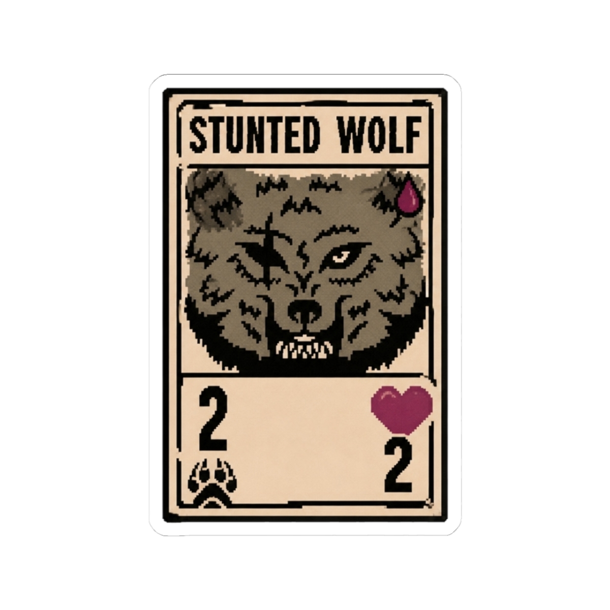 Stunted Wolf Inscryption