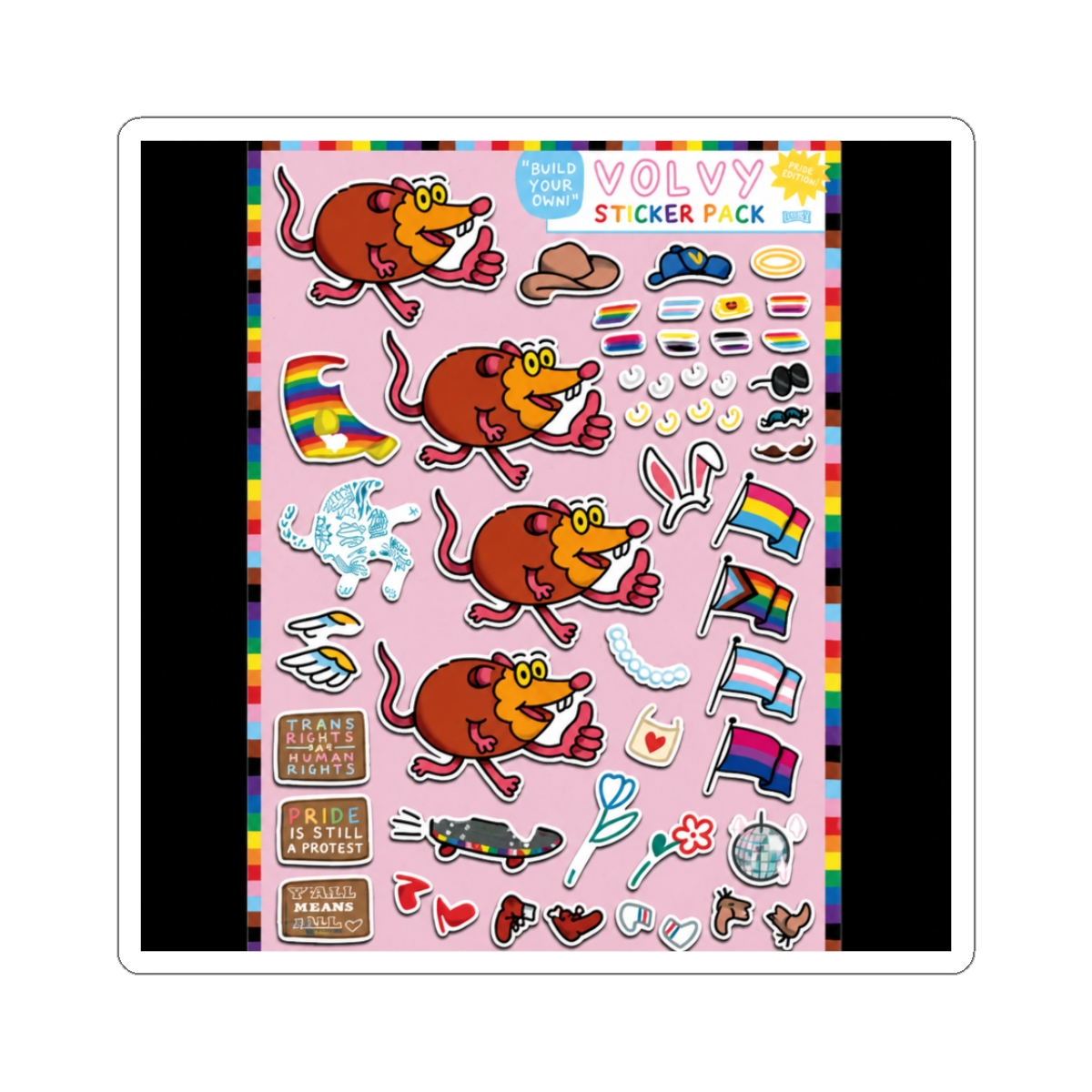 Devolver Y'all Means All Sticker Sheet | Inscryption